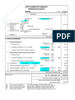 Costo de Operacion y Posesion de Equipos - Agosto 2002