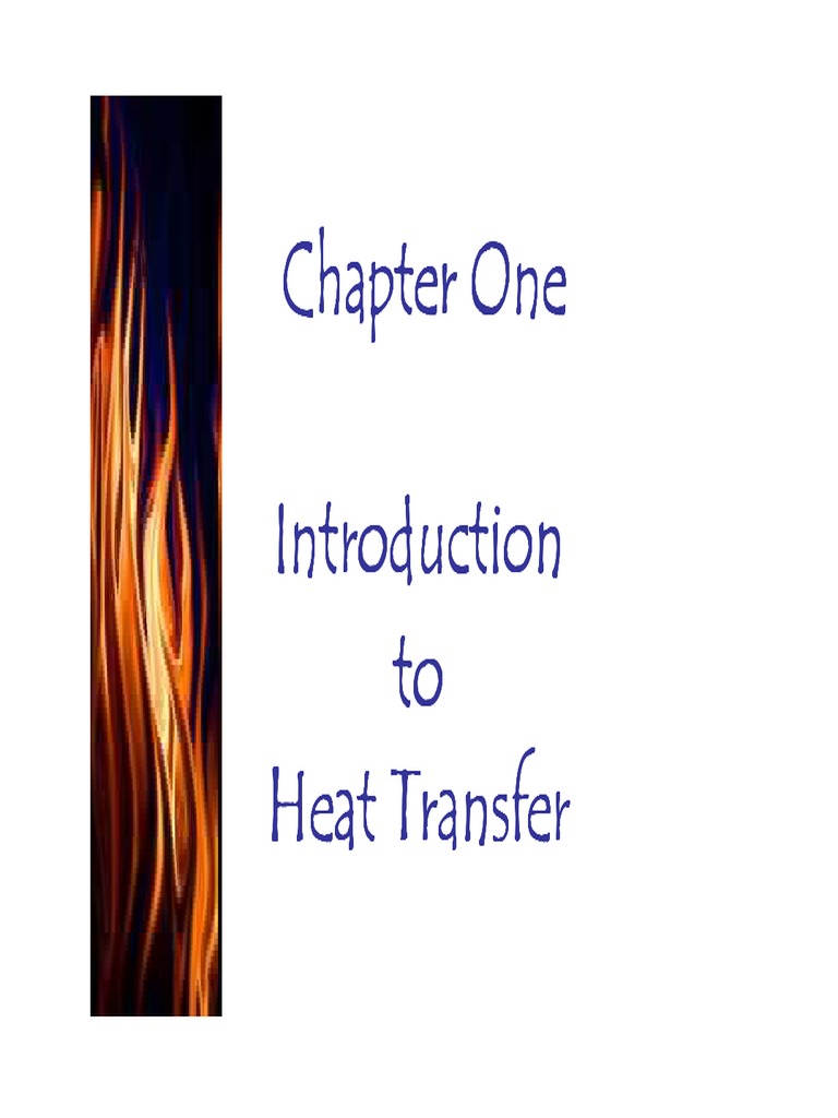 Lecture Notes Process Heat Transfer Chapter1 Heat Temperature