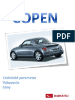 Daihatsu Copen Technicke Parametre