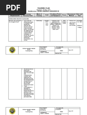 Training Plan