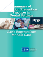 CDC Infection Prevention Practices 2016