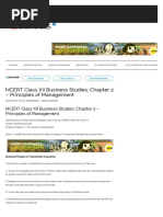 NCERT Class XII Business Studies_ Chapter 2 - Principles of Management