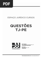 #Apostila Questões TJ-PE (2017) - Espaço Jurídico