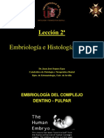 Leccion 2. EMBRIOLOGIA E HISTOLOGIA DENTAL PDF