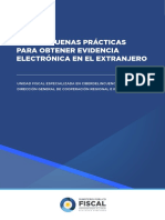 Guía de Buenas Prácticas para Obtener Evidencia Electrónica en El Extranjero
