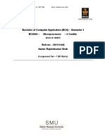 Bachelor of Computer Application (BCA) - Semester 3 BC0046 - Microprocessor - 4 Credits