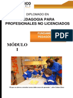 Guía Didáctica 1 Pedagogia para Profesionales No Licenciados PDF