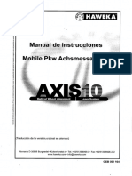 Manual Alineador Haweka Axis 10