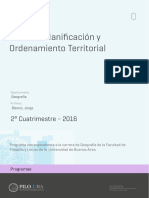 Planificación Territorial UBA