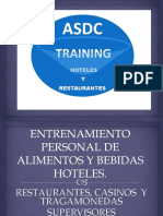 Brochure de Entrenamiento 2017. para Hoteles