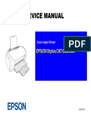 Epson Stylus C63 C64 C65 & C66 Repair Fault Reset Disc 