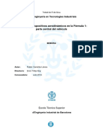 Elementos y Dispositivos Aerodinámicos en La Fórmula 1 PDF