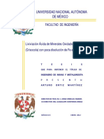 Lixiviacion de Cobre Utilizando Bisulfato de Potasio PDF