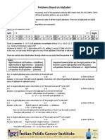 Problems Based On Alphabet 1