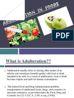 Adulteration in Food