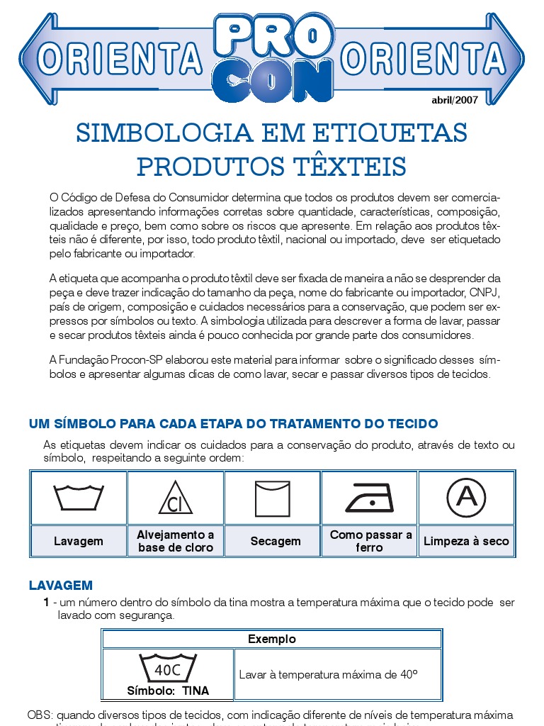 Simbologia Etiquetas | PDF | Roupas | Cloro, image size:768x1024