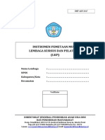 Instrumen Pemetaan Mutu LKP Tahun 2017 PDF