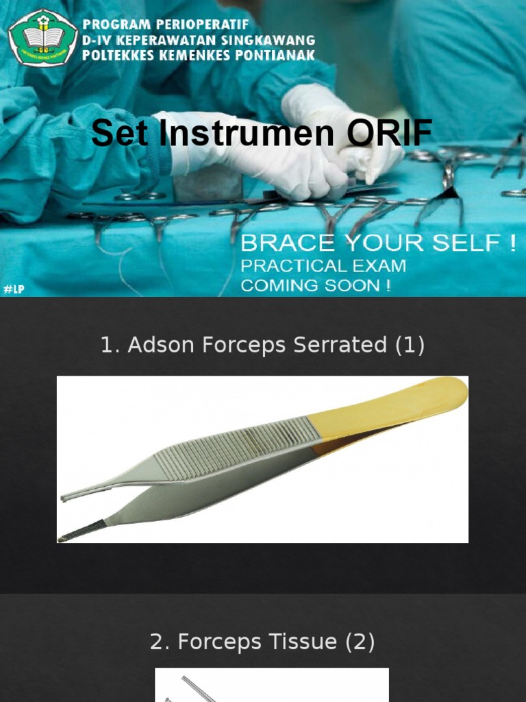 ORIF Surgical Instruments List | PDF
