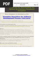 System Architecture Template