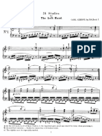 Czerny - 24 Piano Studies For The Left Hand Op.718