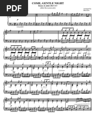 Abel Korzeniowski Romeo Juliet 2013 Come Gentle Night Echecs