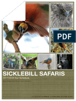 Sicklebill Safaris 2016 Brochure