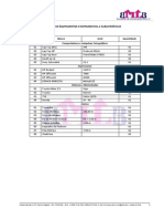 06 - Lista de Equipamentos e Caracteristicas