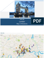 London: Map of Attractions