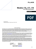 Models 175, 177, 179: True RMS Multimeters