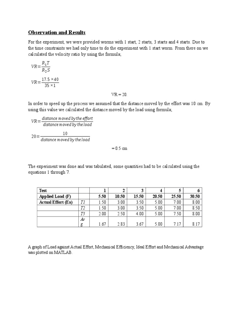 Worm lab report image
