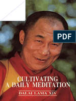 Dalai Lama XIV Cultivating A Daily Meditation PDF