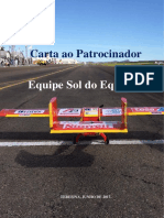 Prosposta de Patrocinio - SOL DO EQUADOR