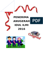 Buku Program Idul Ilmi 2016