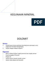 Kegunaan Mineral