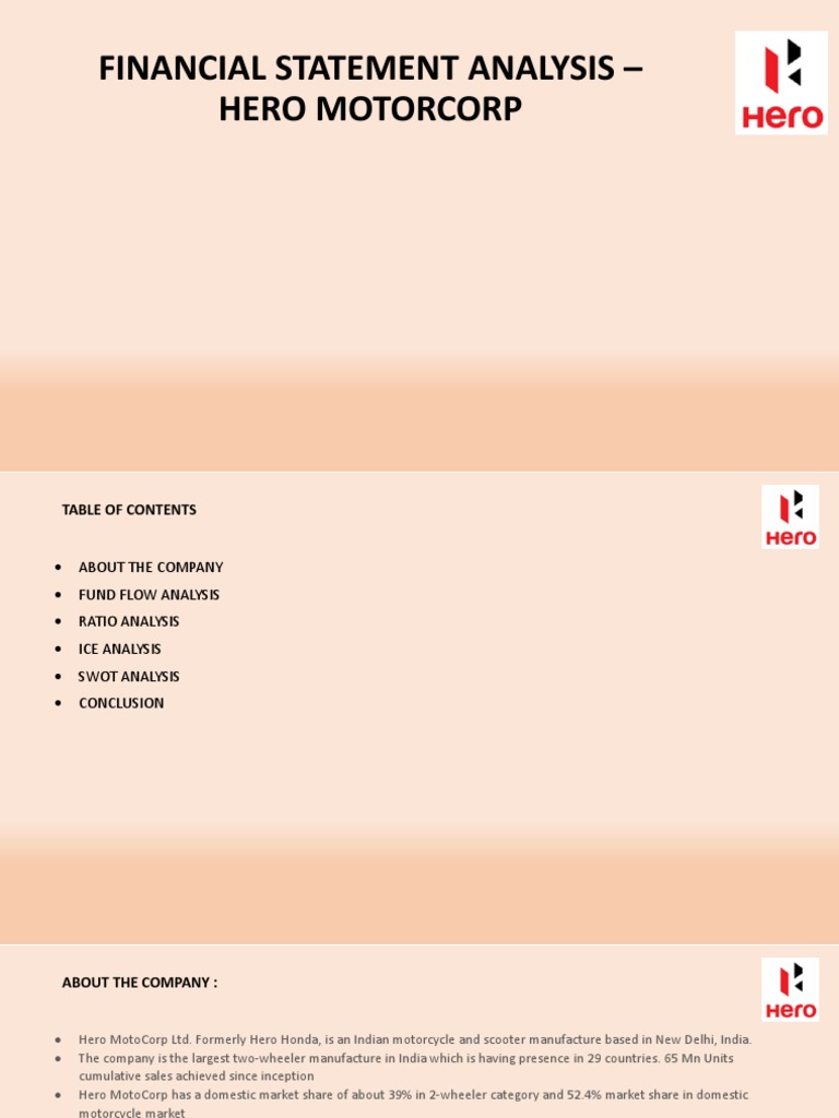Hero MotoCorp Financial Insights | PDF | Dividend | Margin (Finance)