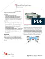 Dynasonics TFXL Datasheet