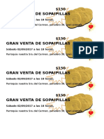 Gran Venta de Sopaipillas