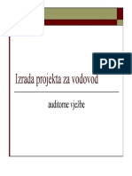 Izrada Projekta SPOLJNOG VODOVODA PDF