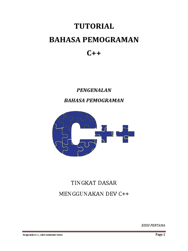 Pengenalan Dasar Pemrograman C++ | PDF