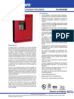 Panel de Alarma Mircom FX-350-60 PDF