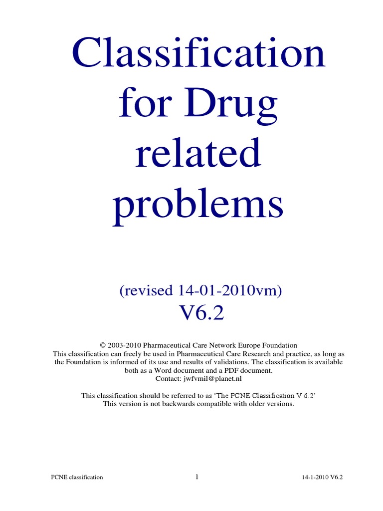 11 PCNE Classification V6-2 PDF | PDF