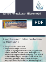 Survey Pengukuran Hidrometri