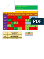 Daily Classes Timetable of Pi 4 Section: Having Open Elective