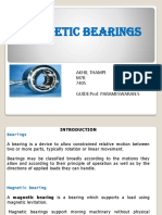 Magnetic Bearings: Akhil Thampi M7B 7405 Guide:Prof. Parameswaran.S