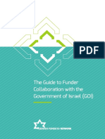 The Guide to Funder Collaboration with the Government of Israel (GOI)