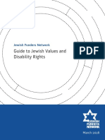 Guide To Jewish Values and Disability Rights