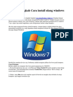 Langkah Langkah Cara Install Ulang Windows 71 PDF