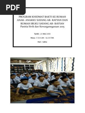 Laporan Lawatan Rumah Anak Yatim