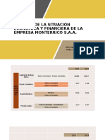 Análisis de La Situación Económica y Financiera de La Empresa Monterrico S.A.A