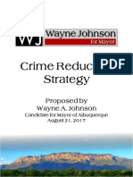 Wayne Johnson Crime Reduction Strategy